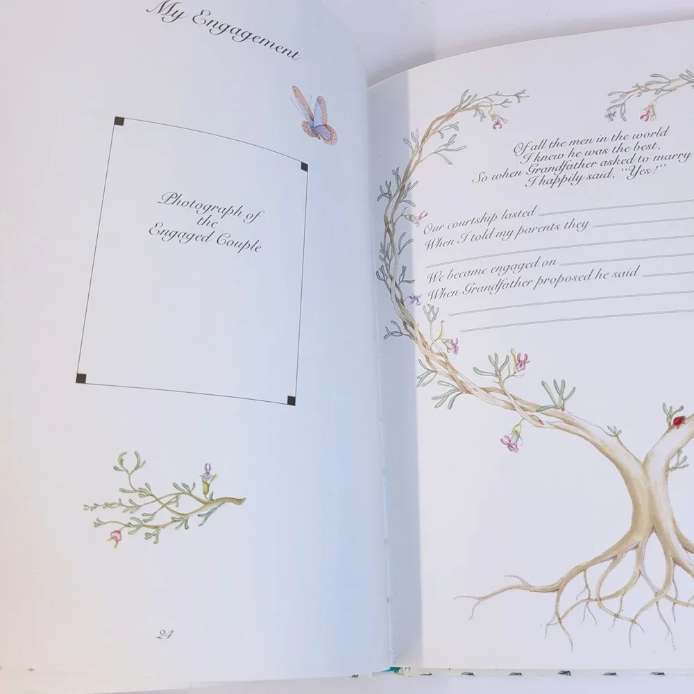 Grandmother Remembers Heirloom Journal Floral Book Stewart Tabori & Chang